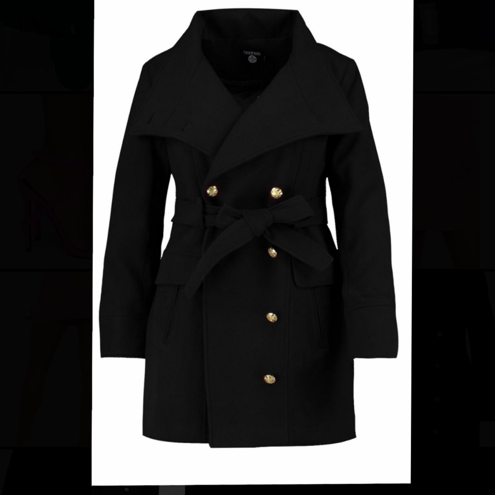 Heavy Black Dress Coat